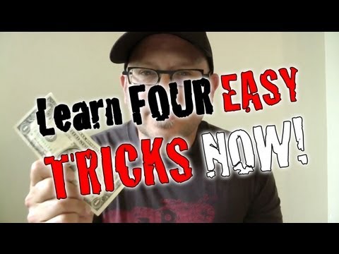 4 EASY Magic Tricks YOU CAN DO NOW!