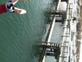 lauren doing backflip off warf thingo