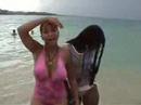 Dancing Merengue in the Sosua Sea Water w/ wet tshirt