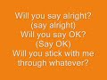 Say Ok - Vanessa Hudgens (with Lyrics) Say Ok - Vanessa Hudgens (with Lyrics)