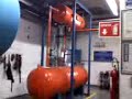 Industrial refrigeration engine room