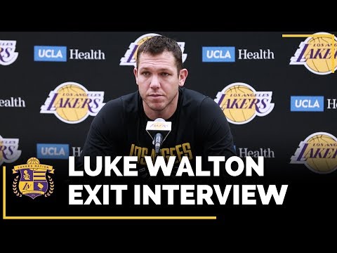 Video: Lakers Exit Interviews 2018: Luke Walton