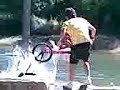 Bici a la piscina de escurial