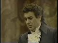 Placido Domingo Un di all'azzuro spazio Andrea Chernier