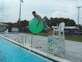 biscuit jumps off the deep end