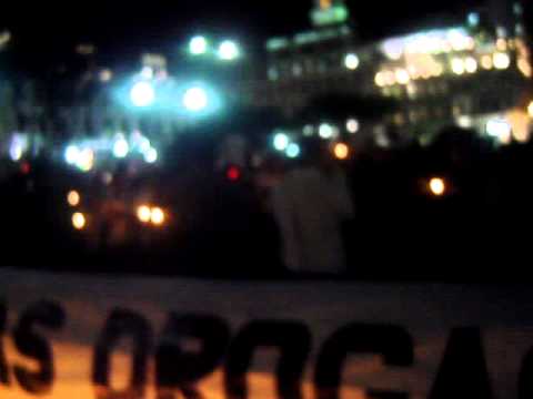 Decenas se movilizaron en la Plaza San Martín en contra de las drogas