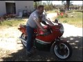Starting a Mike Hailwood replica