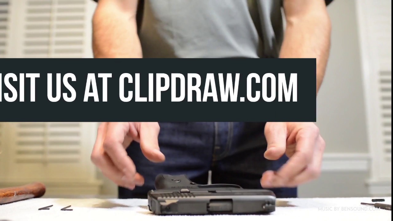 Clipdraw Installation for Ruger LC Pistols - Slim Profile for Concealed Carry
