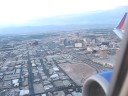 Las Vegas Take off, beautiful view of the Strip and Sunset Las Vegas Take off, beautiful view of the Strip and Sunset