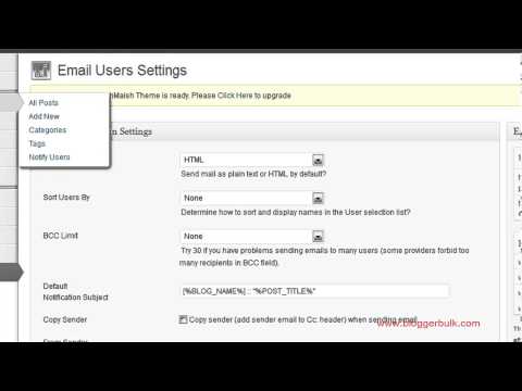 how to send email in wordpress