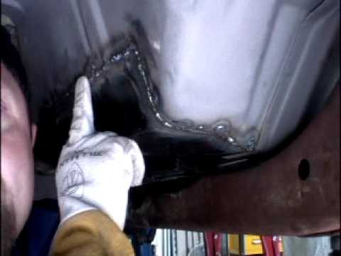 how to patch floor pans