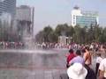 Der Springbrunnen in Volksplatz in Shijiazhuang