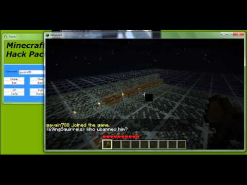 Minecraft Hack Pack! XRAY ! FLYMOD ! OP ! /GIVE ! TAKE DOWN SERVER ! FREE !