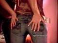 Hot blonde in jeans