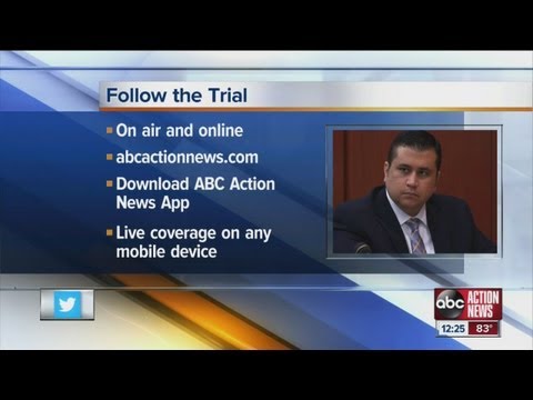 Mobile Device - Zimmerman trial down to 40 potential jurors - watch live on your mobile device.