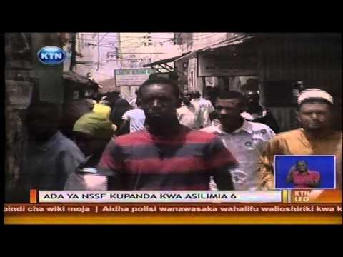 Wakenya watatoa asilimia 6 ya mshahara wao kwa hazina ya NSSF Wakenya watatoa asilimia 6 ya mshahara wao kwa hazina ya NSSF