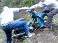 Honda C90 gets kicker ramp action.........