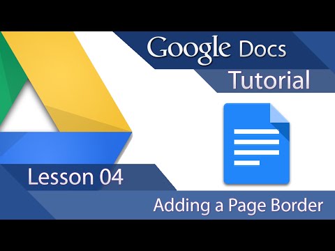 video-linktoworks-Google Docs - Tutorial 04 - How To Add a Page Border