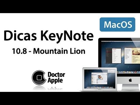OSX - http://www.DoctorApple.com.br | Como fazer apresentações rápidas com fotos e animações. Aulas Mac, Cursos e Treinamentos Apple. Consultoria e Suporte. Camp...