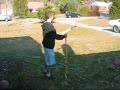 crutches as stilts