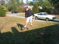 crutches as stilts