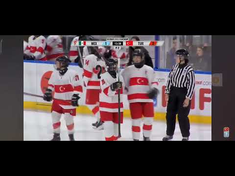 Tan Göksal Blasts a Clapper from the Point!  Blue Line Rocket vs Mexico | IIHF U18 WWC 2025