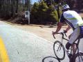 Bryant Young time trialing up Paris Mountain