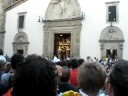 uscita della vara di san Sebastiano a Mistretta  ( Me)