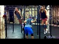 Two rep human back squat at CrossFit Nola 504.