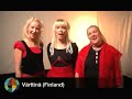v�rttin�'s girls (susan aho, johanna virtanen and mari kaasinen) in link tv