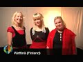 v�rttin�'s girls (susan aho, johanna virtanen and mari kaasinen) in link tv