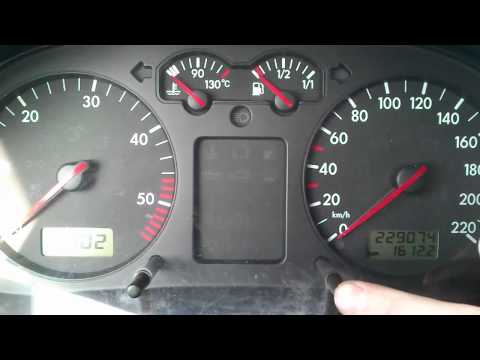 how to reset the trip on a vw golf