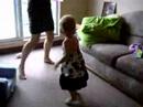 Gut busting laughing girl