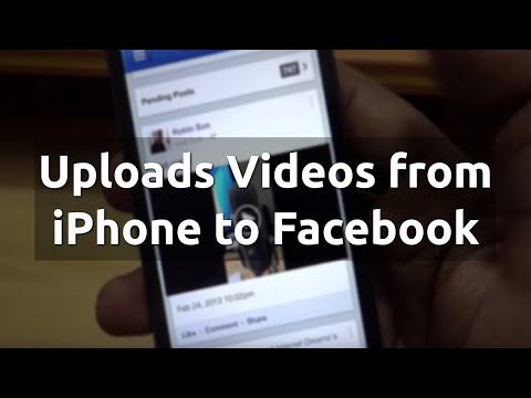 how to upload a facebook video