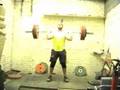Joe Hubble clean + jerk 130kg