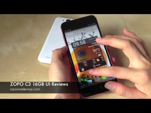 ZOPO C3 16GB MTK6589T Android OS UI Reviews