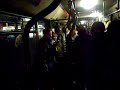 Schalke v Man City bus to the ground Schalke v Man City bus to the ground