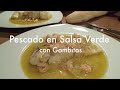 Receta de pescado en salsa verde ( Para merluza, perca, mero y otros pescados blancos )