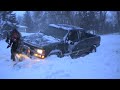 Brians truck stuck in snow