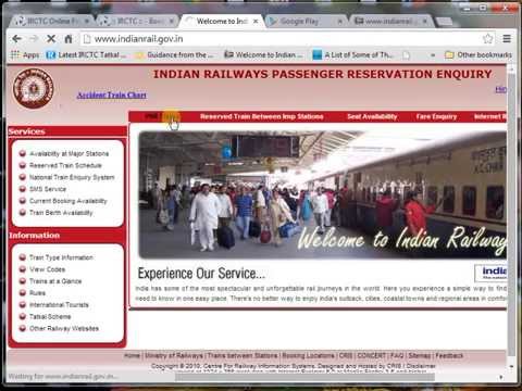 how to pnr status of indian railway