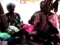 These are some Pulaar women in Garelboubou, Mauritania, singing during a break in a dyeing training.