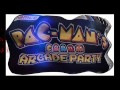 get detailed info & buy direct from : www.bmigaming.com | pac-man's arcade party - 25' commercial upright model classic video arcade game with 13 games pac-man, ms. pac man, pac-mania galaga, galaga '88, galaxian, dig dug, rally-x, mappy xevious, rolling thunder, dragon spirit and bosconian | from bmi gaming and namco bandai games.