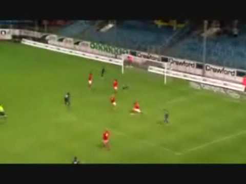 Randall Azofeifa y Roberto Rosales (Copa UEFA.. KAA Gent - Kalmar FF)