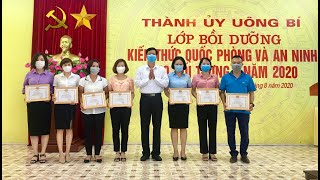 Bế giảng lớp bồi dưỡng kiến thức QP-AN cho đối tượng 4 năm 2020