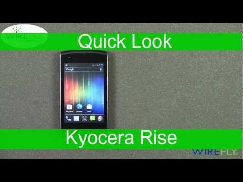 Quick Look Review Kyocera Rise for Sprint from Wirefly