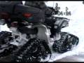 chenilles vtt commander snow