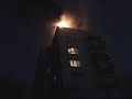 Apartment fire, Saint-Petersburg