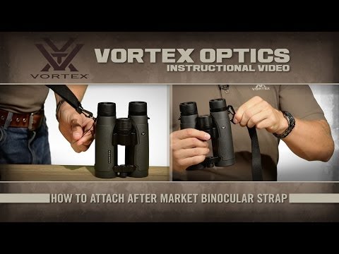 how to fasten binocular strap