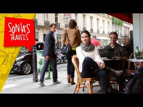 Travel Paris: People Watching at a Cafe