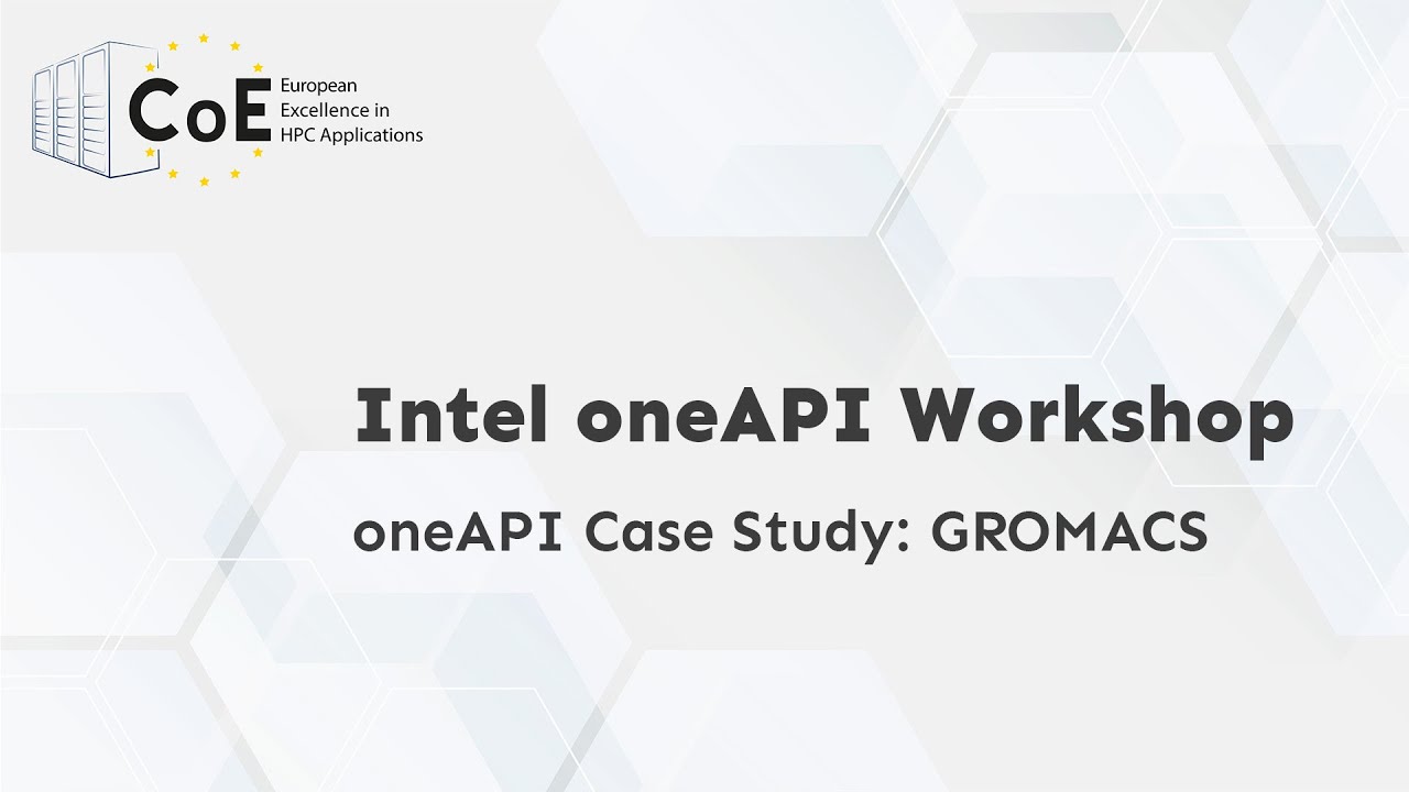 Intel oneAPI Workshop | Case Study GROMACS